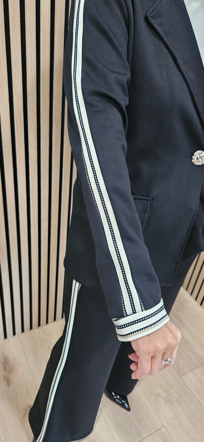 Side-Stripe Blazer &amp; Trouser Co-ord