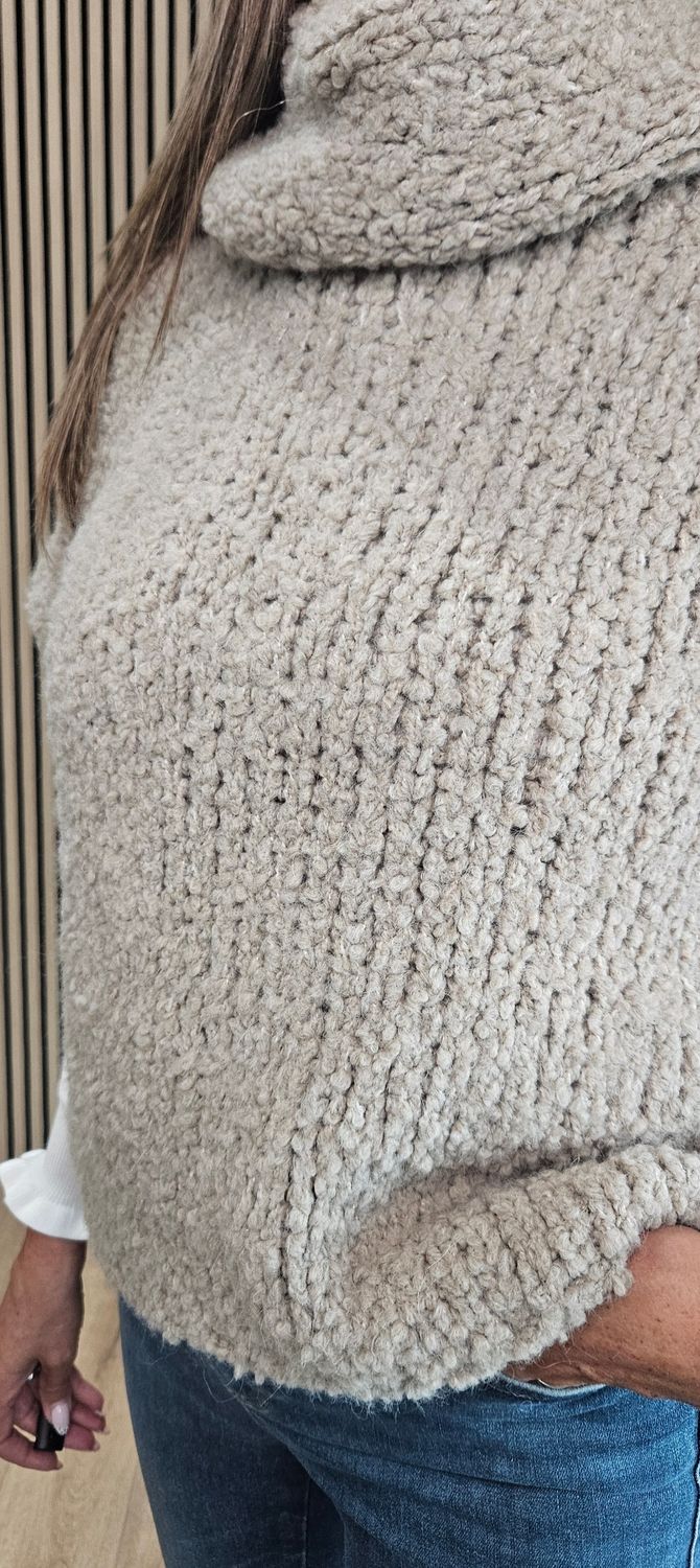 Soft-Knit Alpaca Tank Top – Taupe