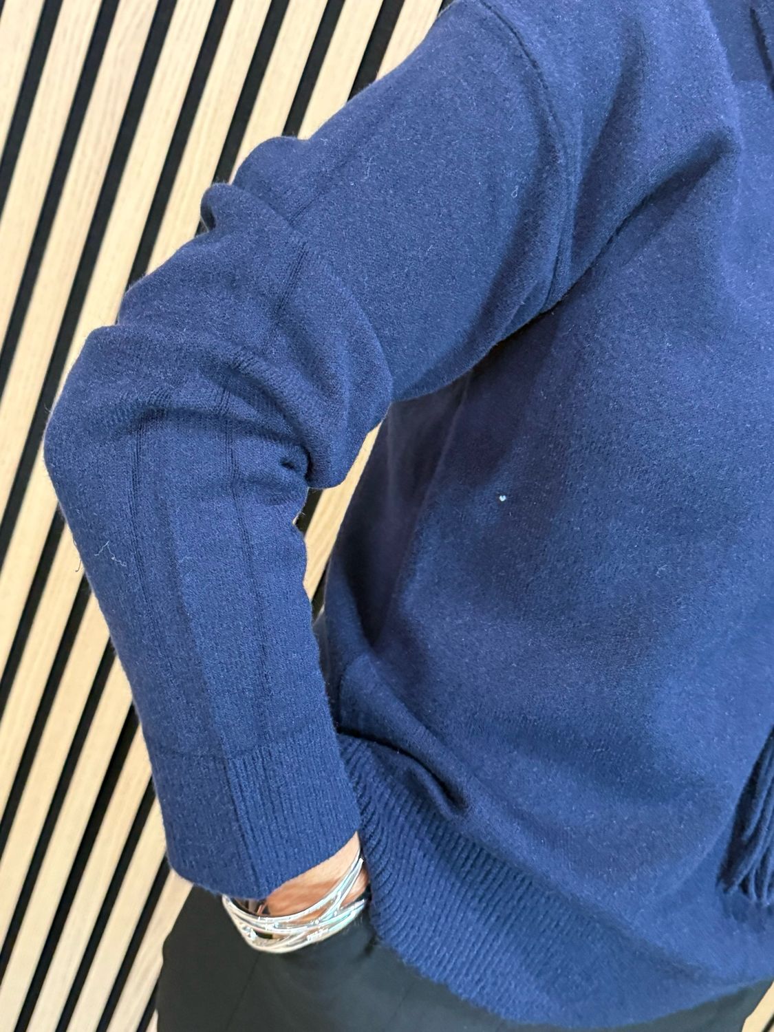 Jumper And Scarf Set - Navy