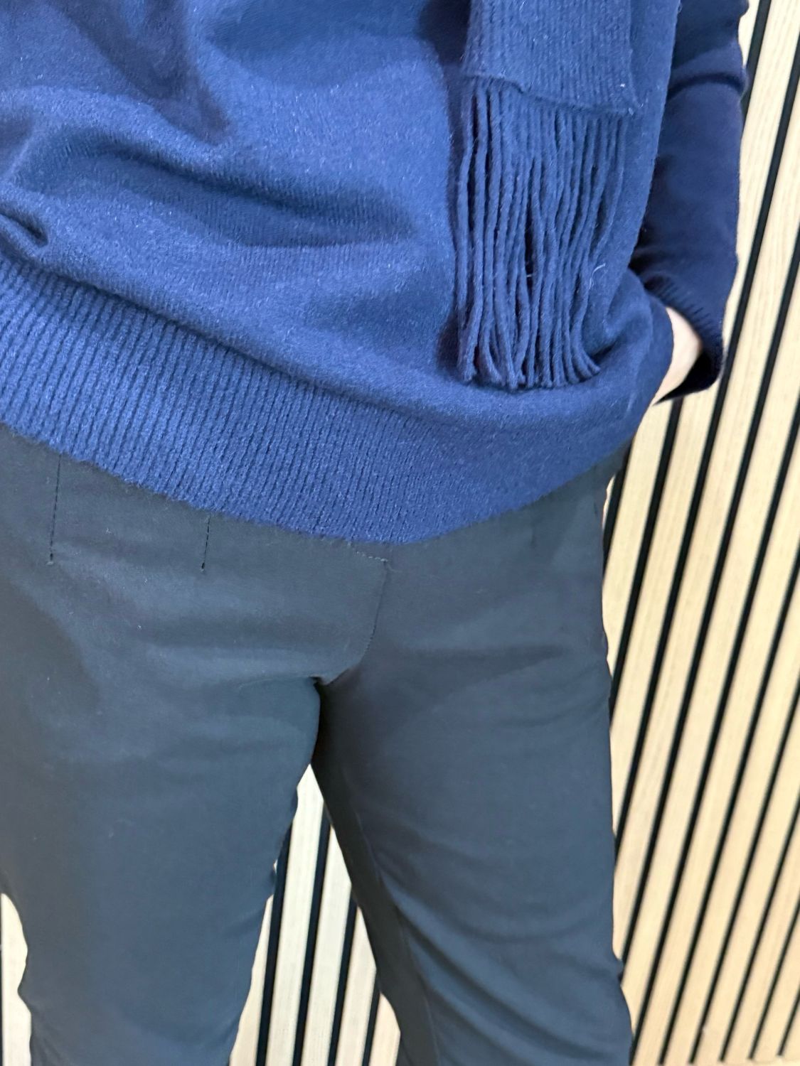 Jumper And Scarf Set - Navy