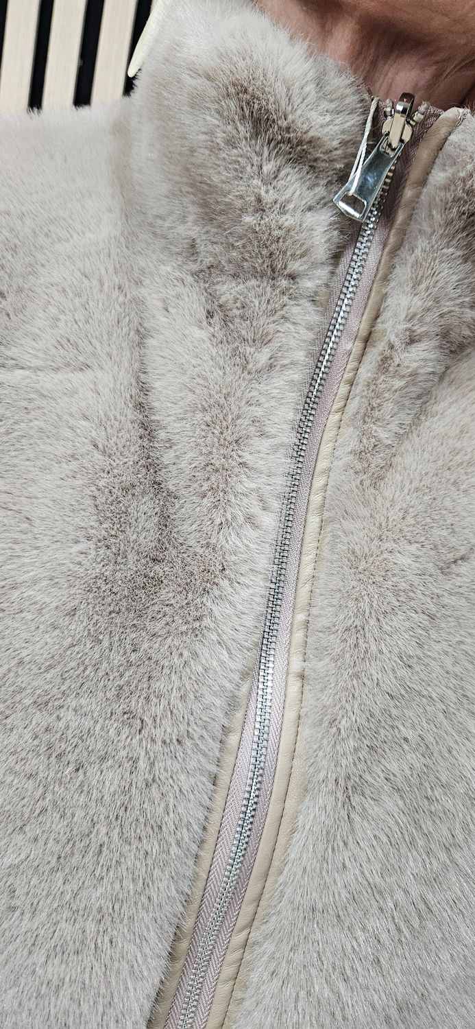 Reversible Faux-Fur &amp; Quilted Jacket