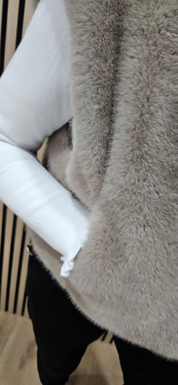 Reversible Faux-Fur &amp; Quilted Jacket