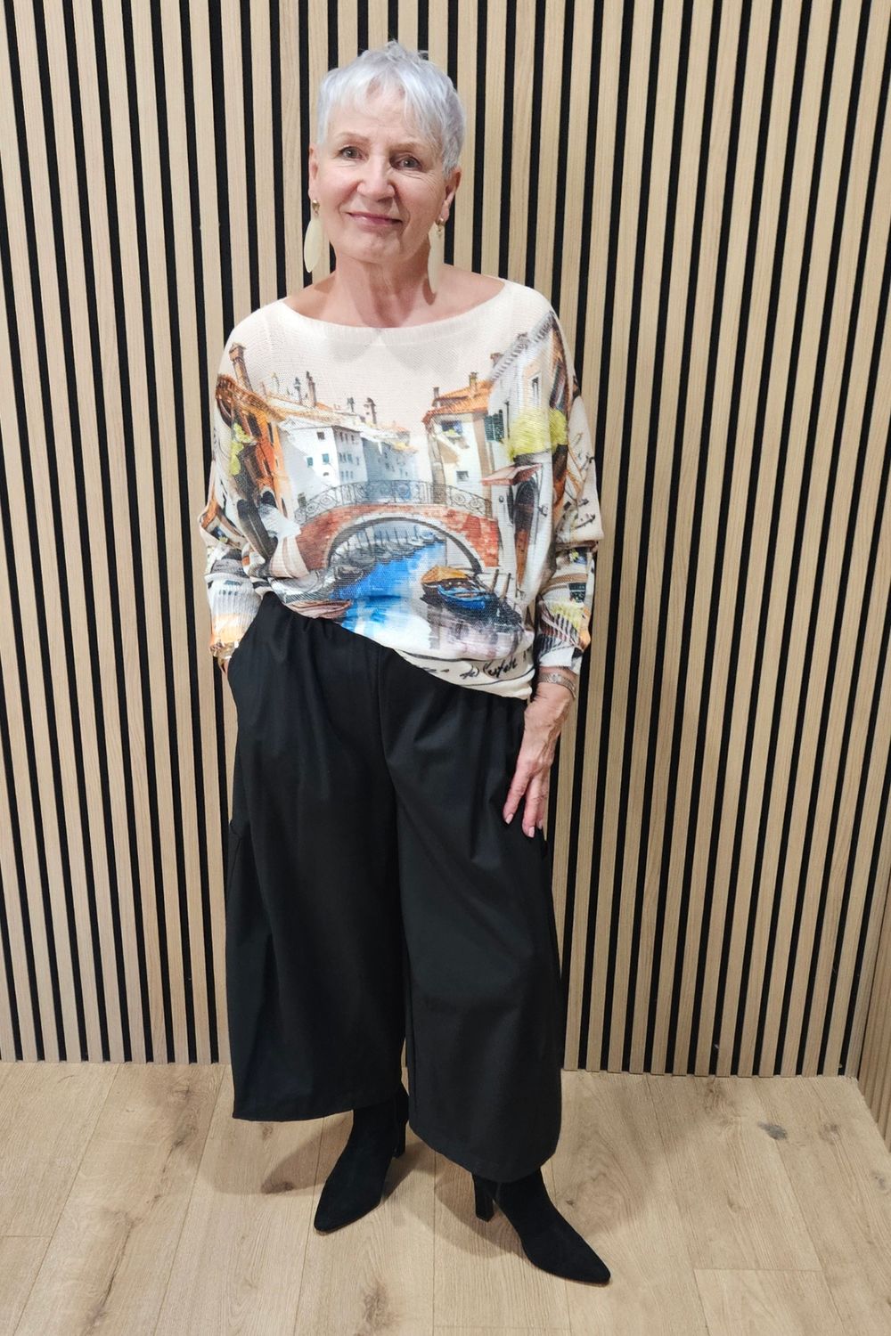 Côte d’Azur Style Batwing Jumper
