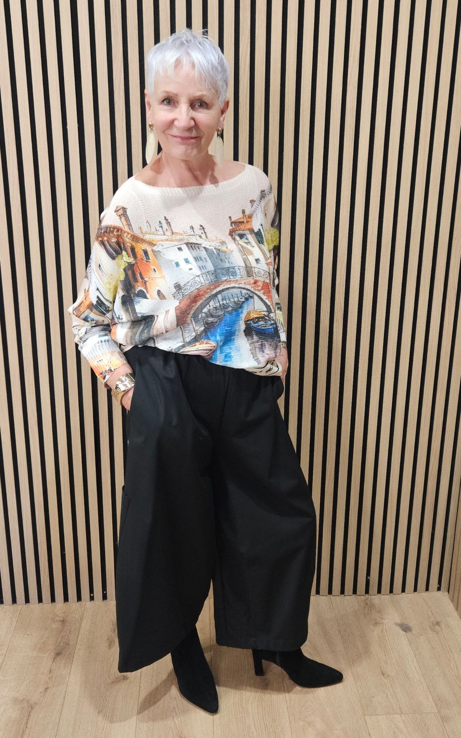 Côte d’Azur Style Batwing Jumper