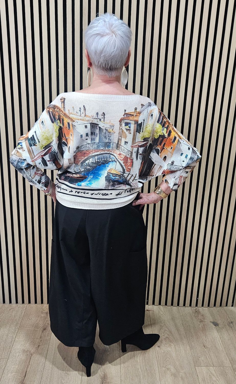 Côte d’Azur Style Batwing Jumper