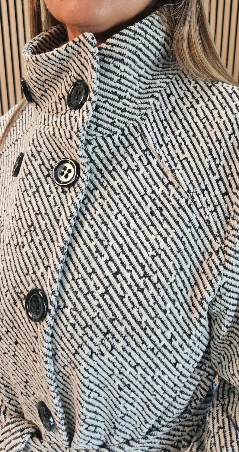 Textured Longline Coat
