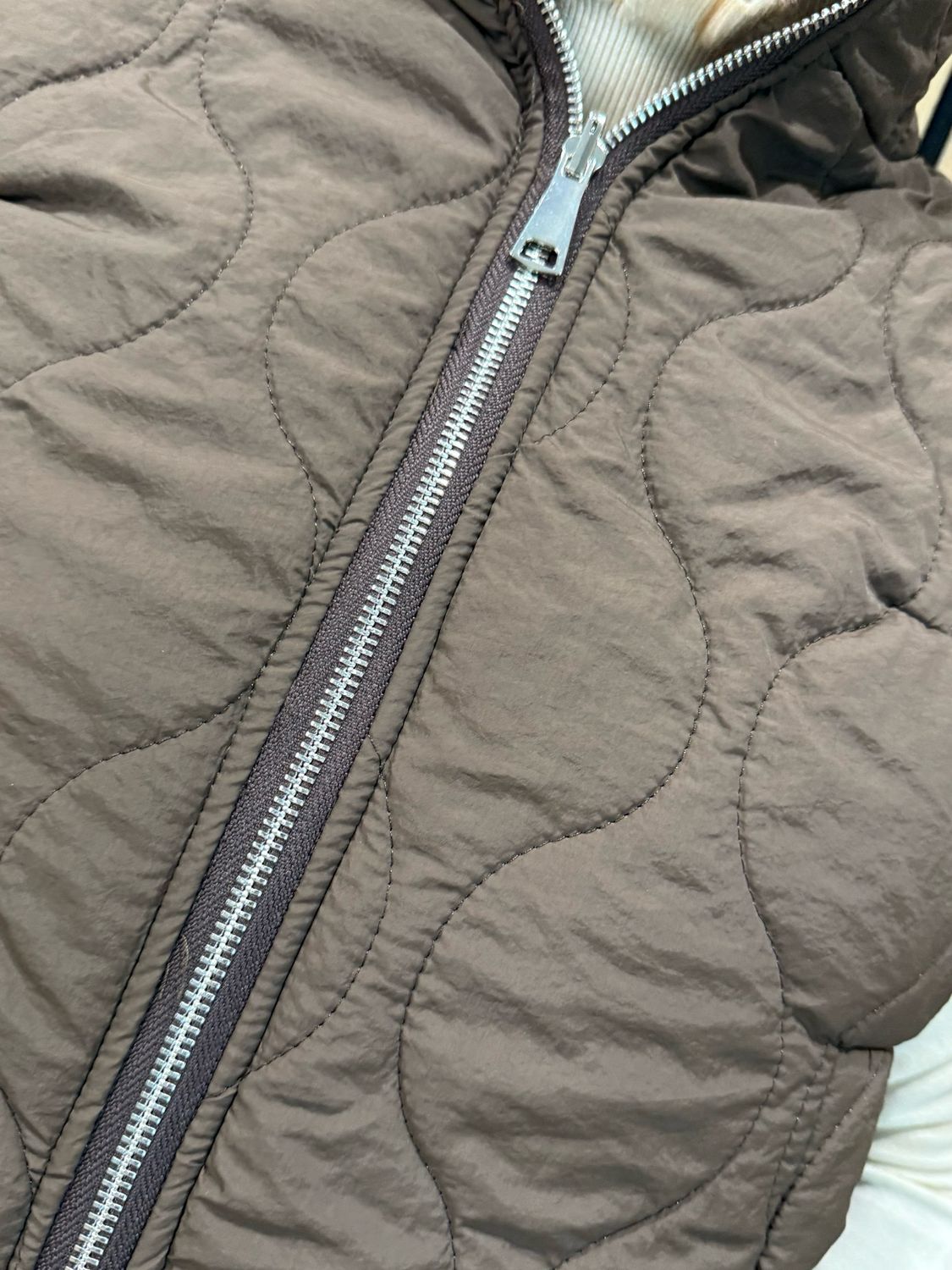 Reversible Faux Fur Gilet - Chocolate