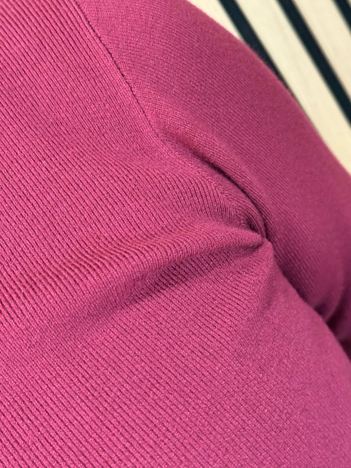 Frill Hem &amp; Cuff Jumper - Burgundy