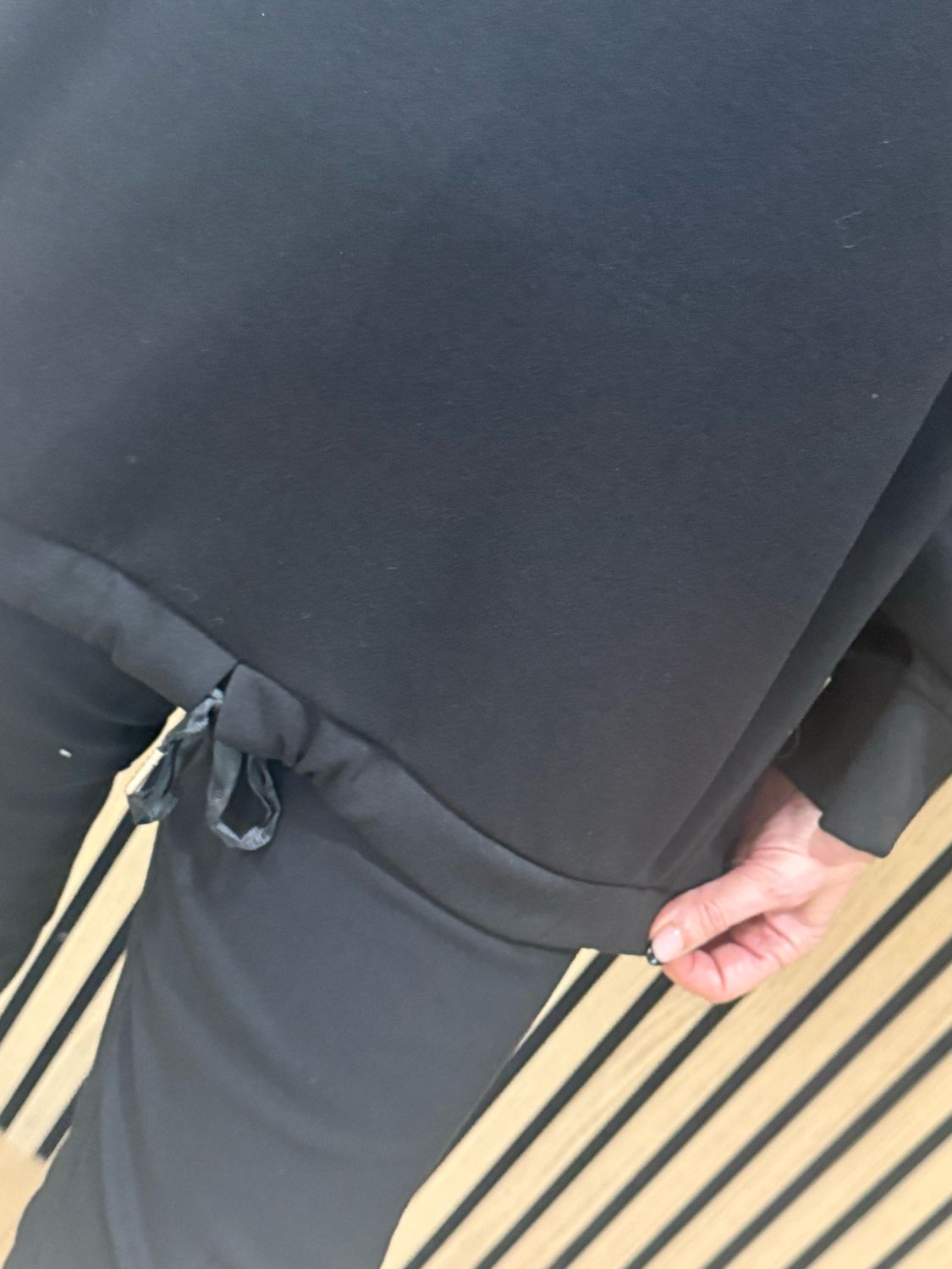 Soft Touch Relax Fit Hoodie - Black