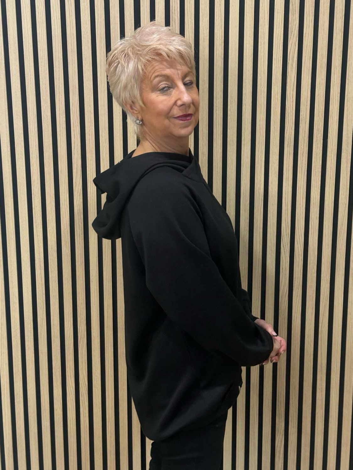 Soft Touch Relax Fit Hoodie - Black