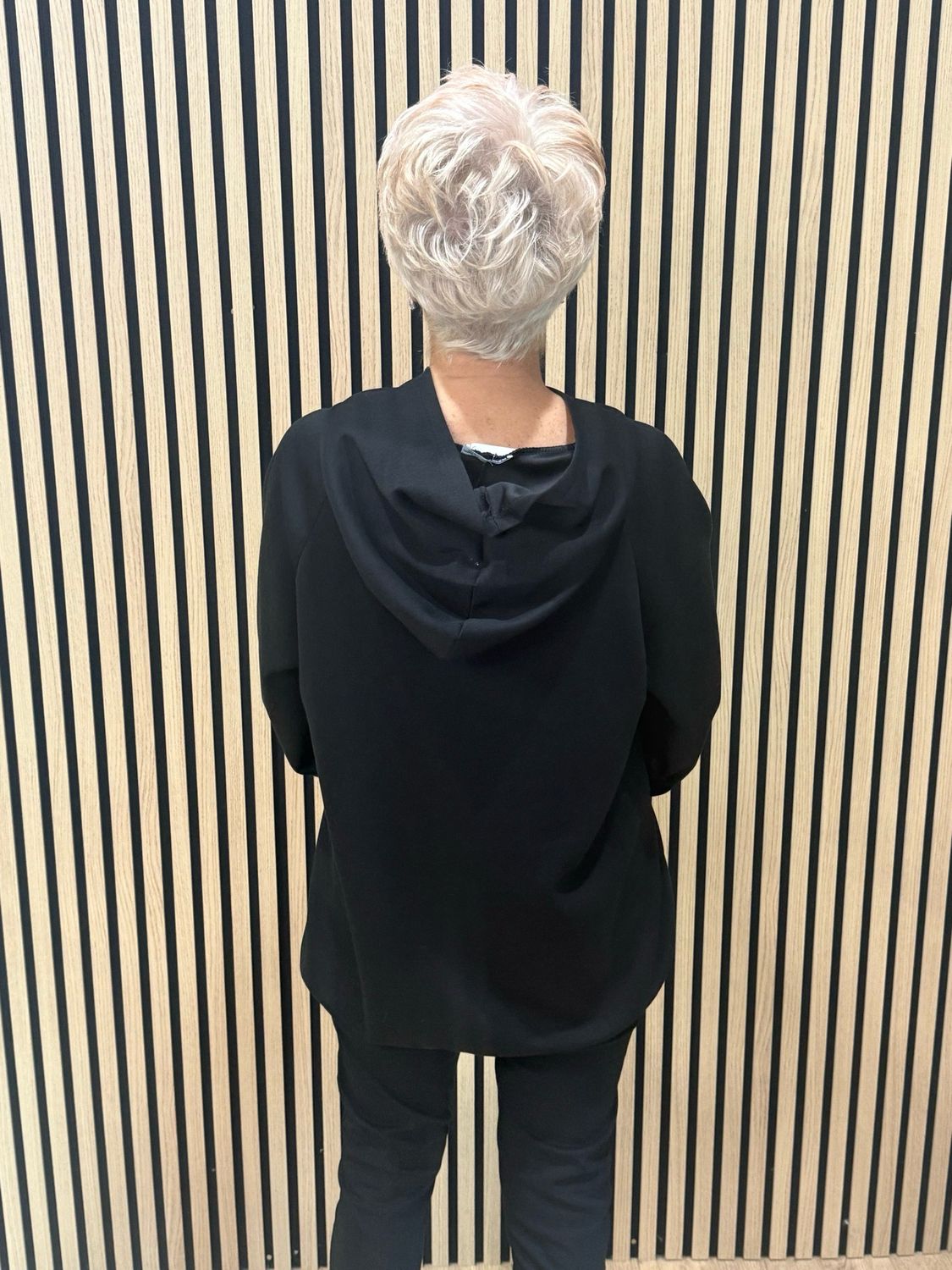 Soft Touch Relax Fit Hoodie - Black