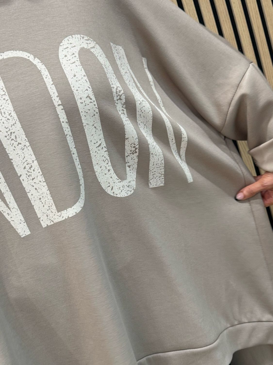 London Oversized Sweatshirt - Taupe