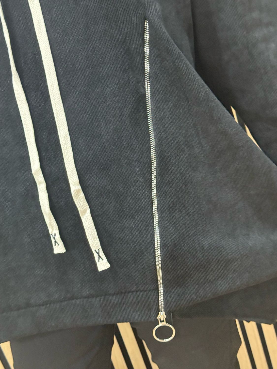 Asymmetric Zip Detail Jumper - Black