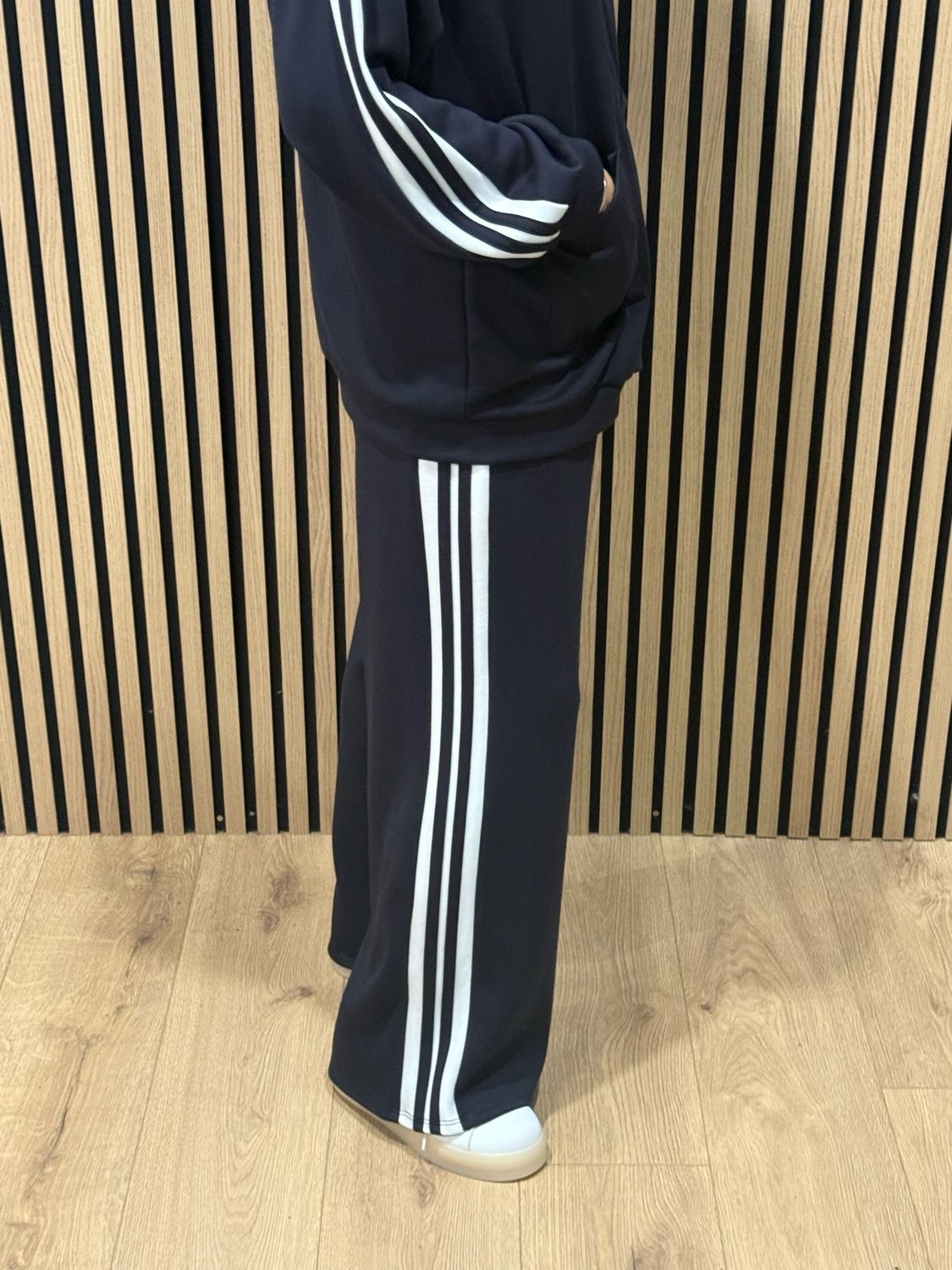 Sporty Stripe Co-Ord Set - Navy