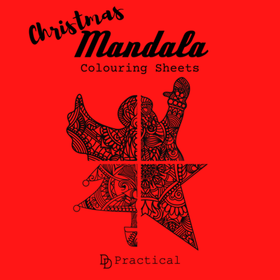Christmas Mandala Colouring Sheets Christmas Mandala Colouring Sheets
