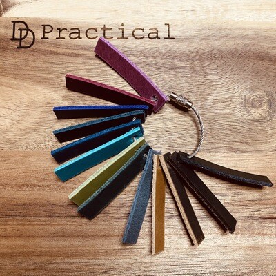 Practical Leather Colour Swatch Samples Practical Leather Colour Swatch Samples