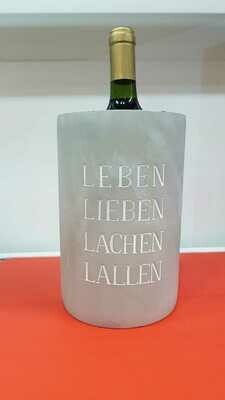 Flaschenkühler "Leben Lieben Lachen Lallen" - räder-Design