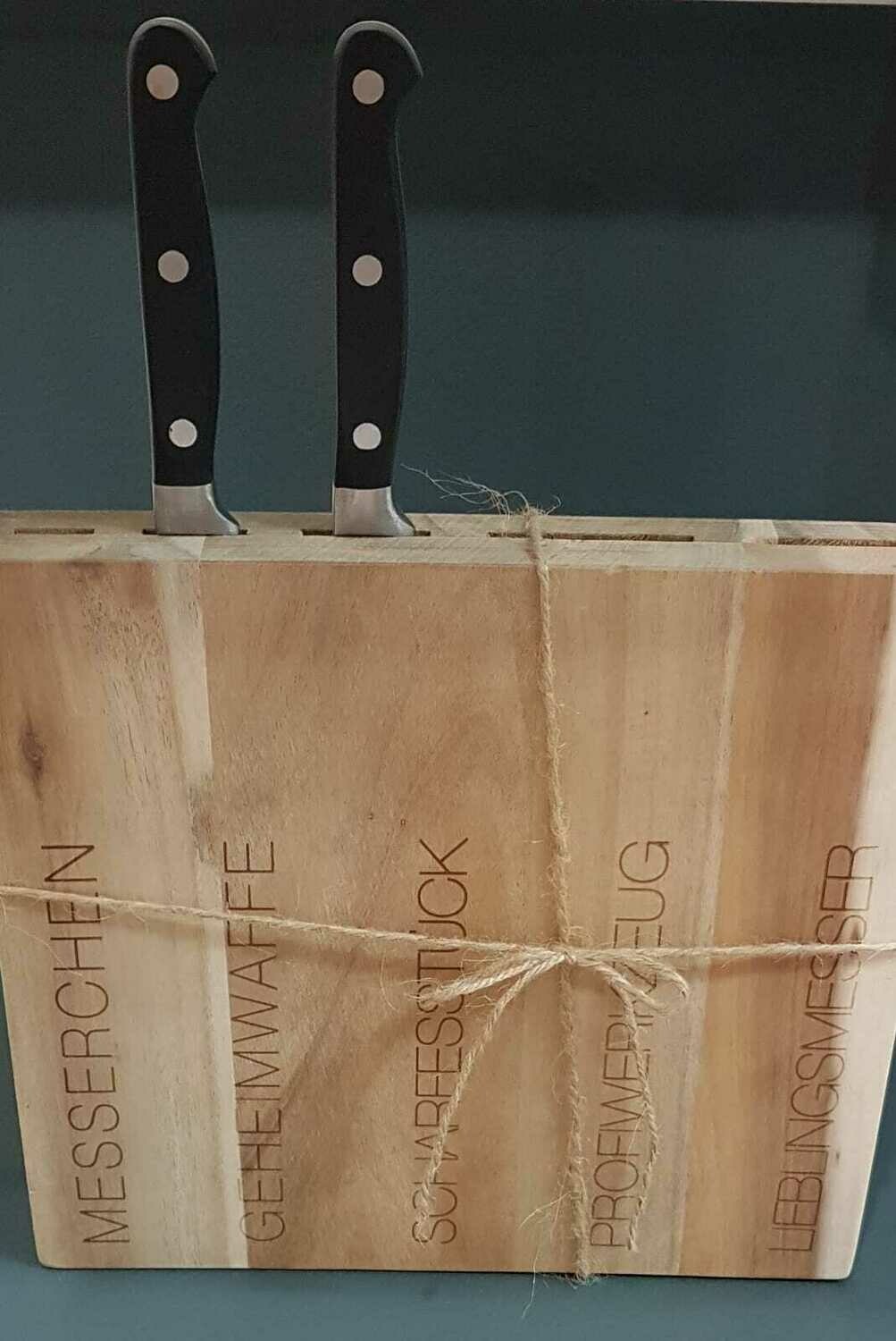 Messerblock "Für 5 Messer" - räder-Design
