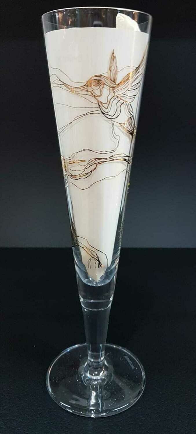 Champus Champagnerglas von Marvin Benzoni (Hummingbirds) - Ritzenhoff