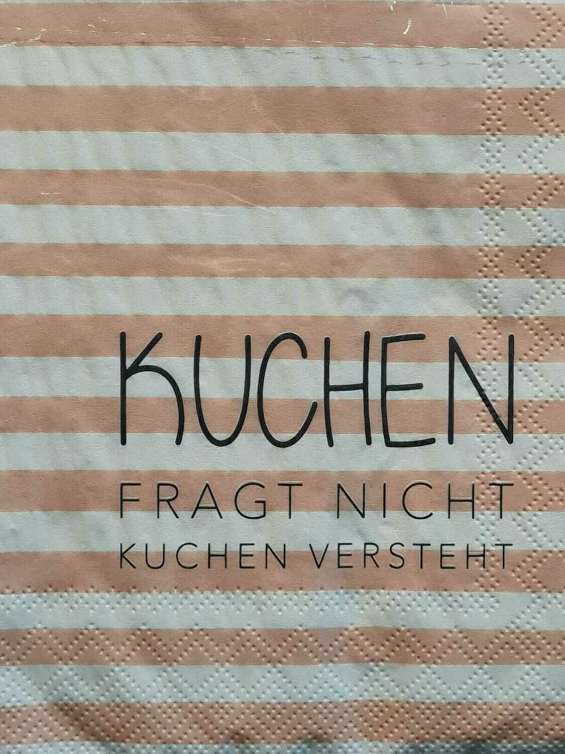 Servietten "Kuchen fragt nicht" - räder-Design