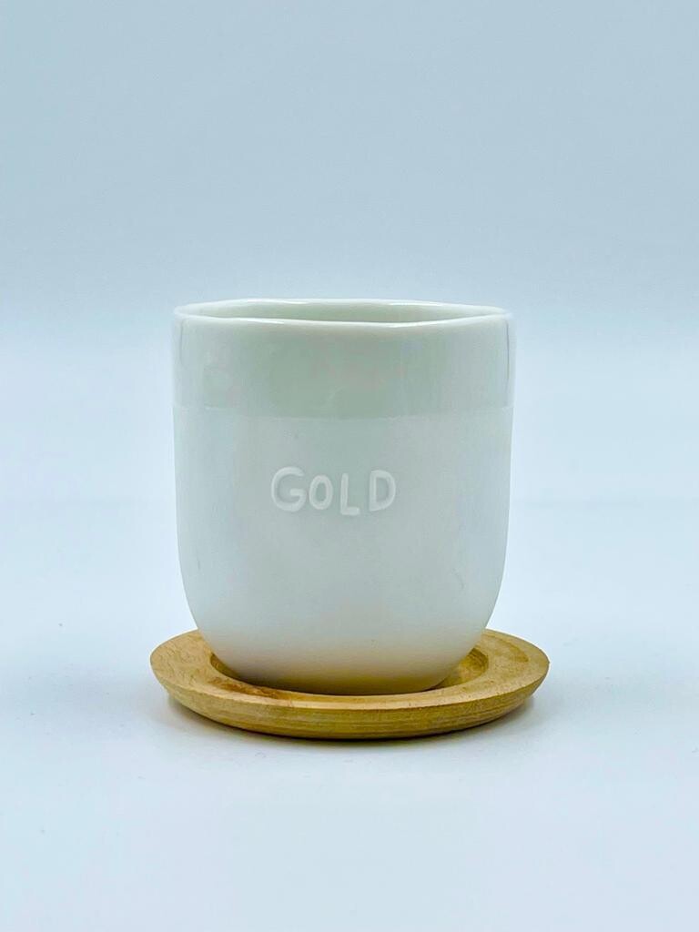 Espressotasse "Schwarzes Gold" - räder-Design