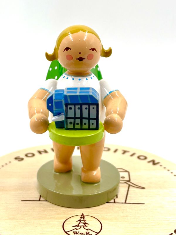 Engel mit Glaselefant Sonderedition „ 70 Jahre Annemarie Kohl Kunstgewerbe „ Engel mit Glaselefant Sonderedition „ 70 Jahre Annemarie Kohl Kunstgewerbe „