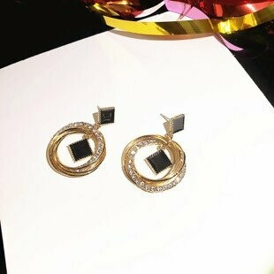 Cherise   rhinestone  earrings