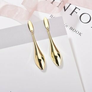 Gold Plated Drop Earrings