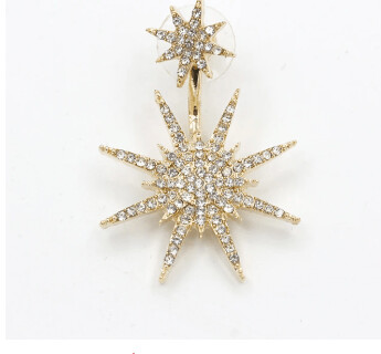 Single Star Studded Ear Jacket