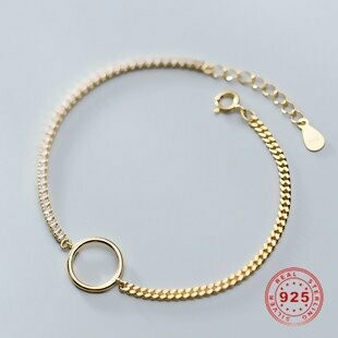 Sterling Silver Rhinestone  Bracelet