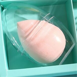 Pink Beauty Blender with Storage Case