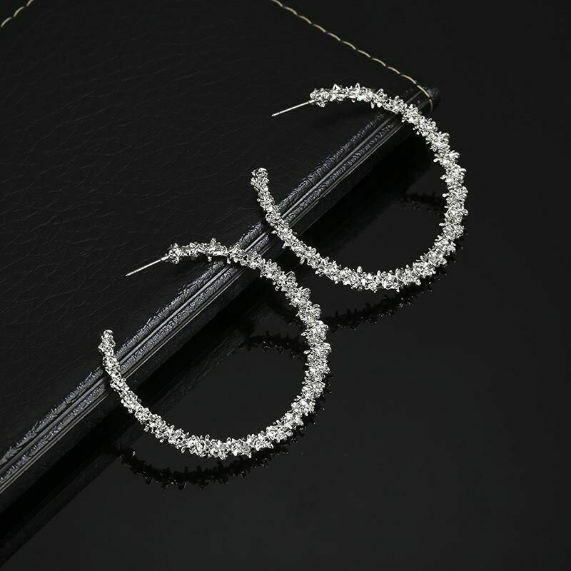 Silver  Edge Earrings