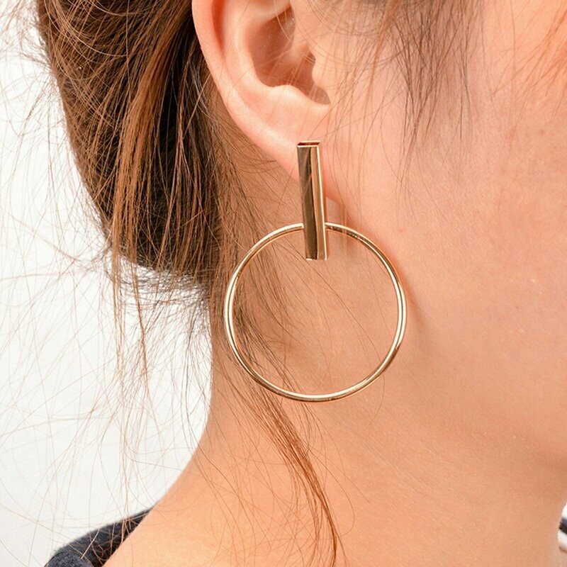 Round Drop  Earrings