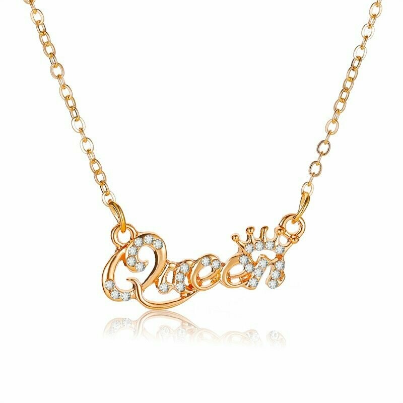 Queen Pendant Necklace