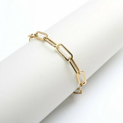 16K Real Gold Plated Chain Bracelet