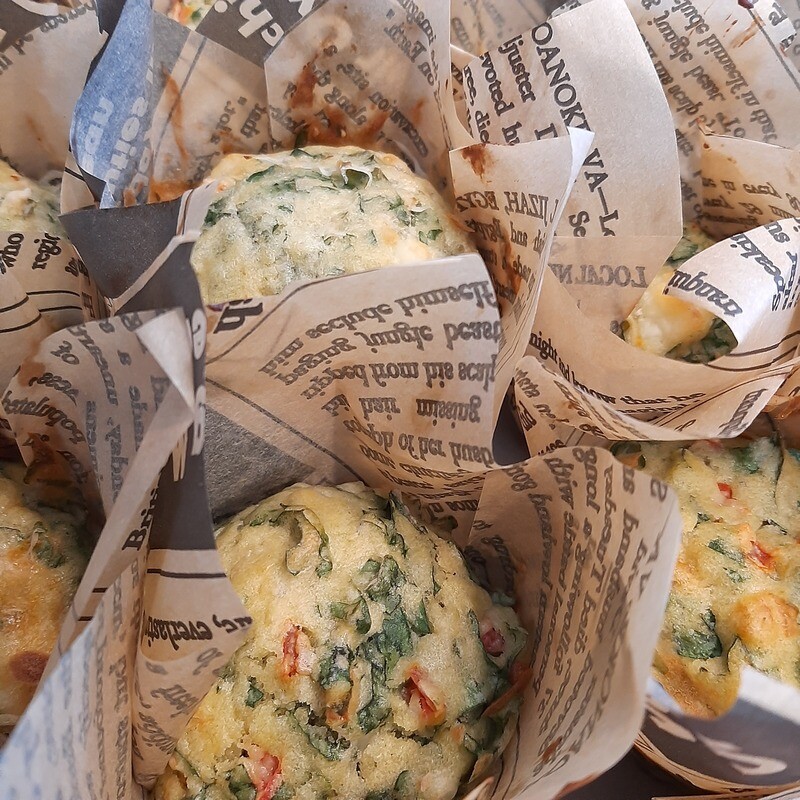 Spinach & Feta Muffins X 12