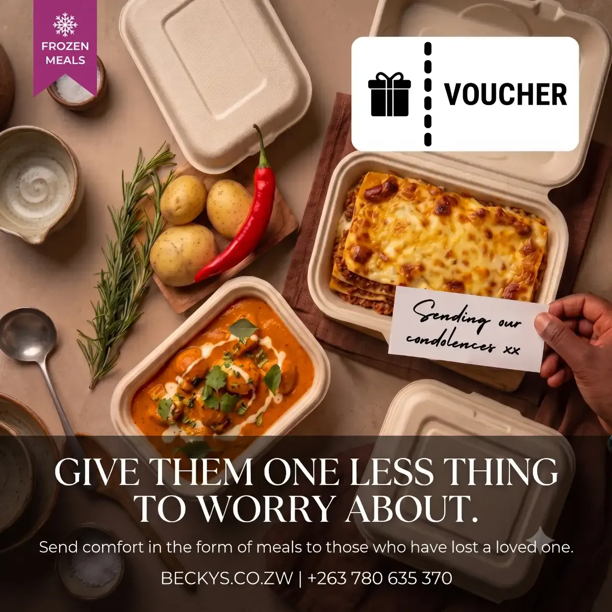 Condolence Meal Gift Voucher