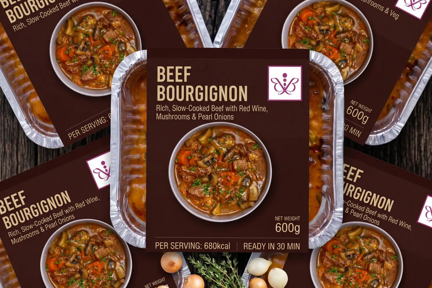 Beef Bourguignon for 1