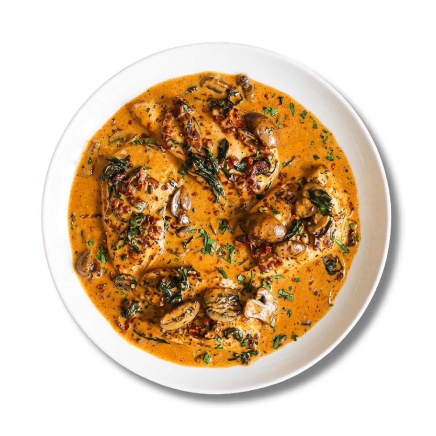 Creamy Tuscan Chicken For 1