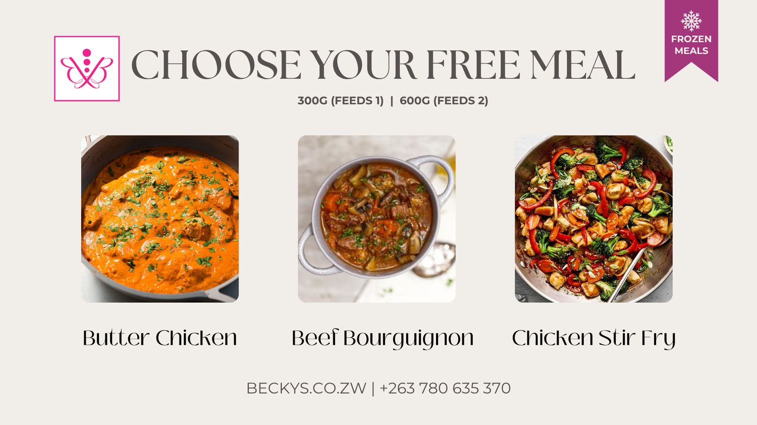 Choose your Free Meal Choose your Free Meal
