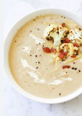 Caulifower & Bacon Soup