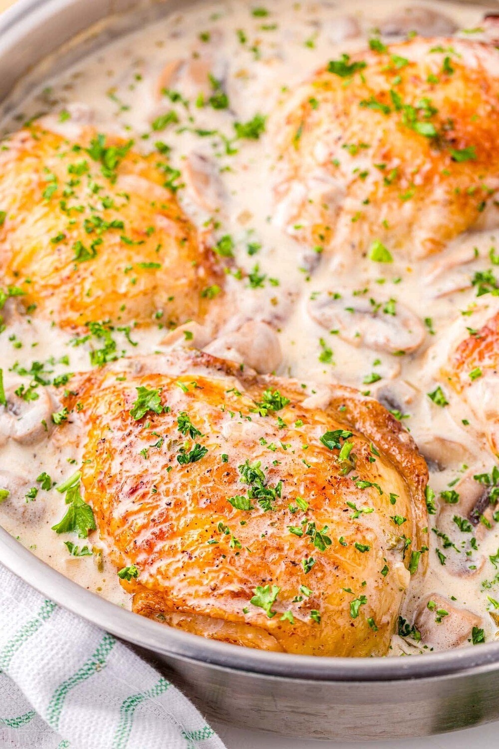 Chicken Fricassee for 2