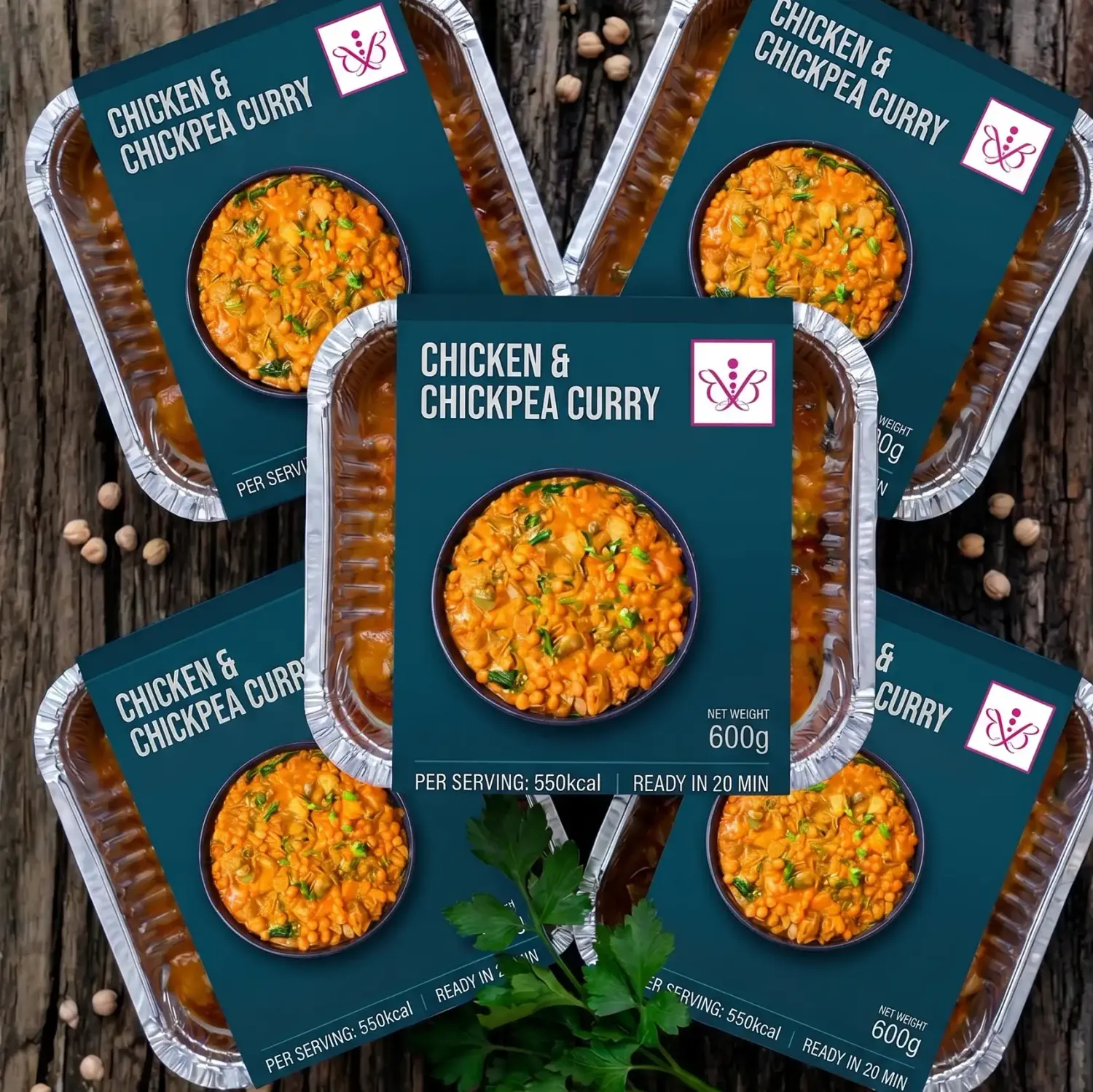 Chicken and Chickpea Curry for 2