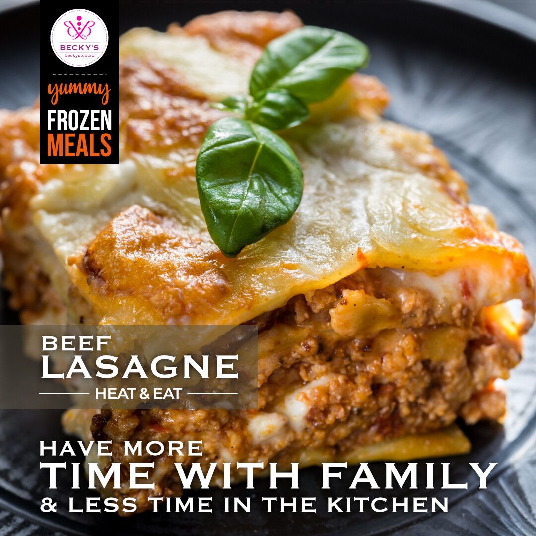 Beef Lasagne for 1