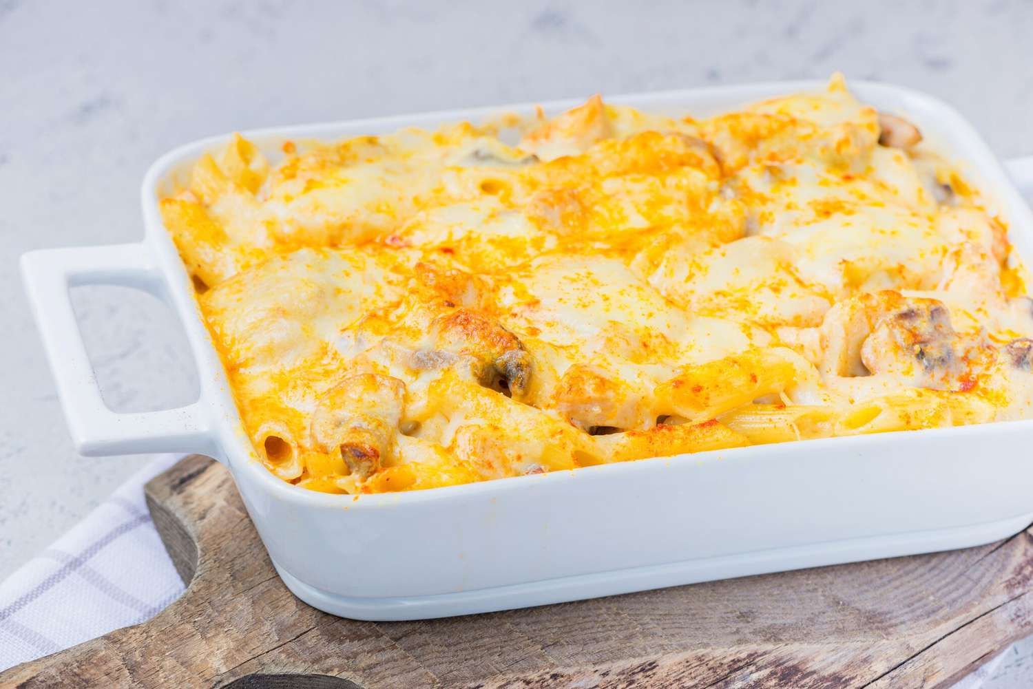 Chicken &amp; Bacon Pasta Bake For 2