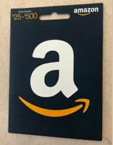 $125 Amazon Physical Gift Card Free Shipping with Tracking no