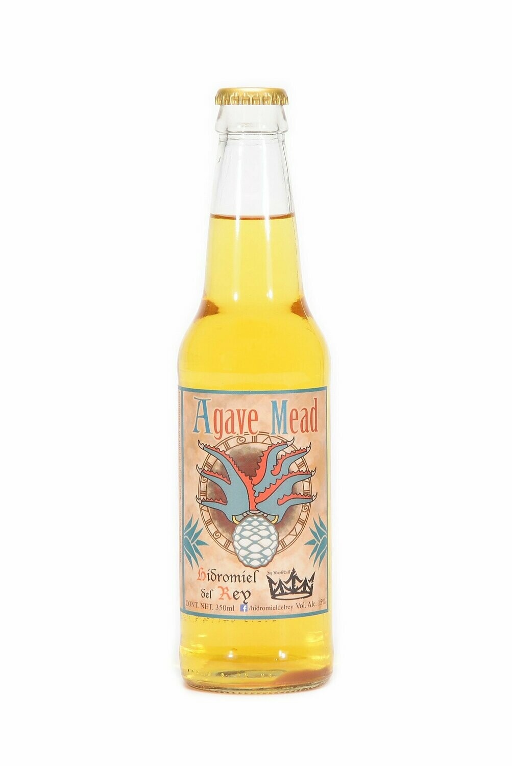 Hidromiel del Rey Agave Mead Maguey Orgánico 350 ml