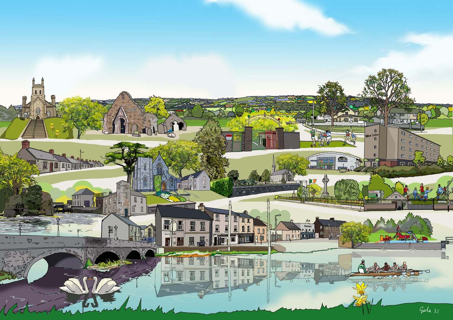 Gala Hutton - &#39;The Village&#39; (Graiguecullen)