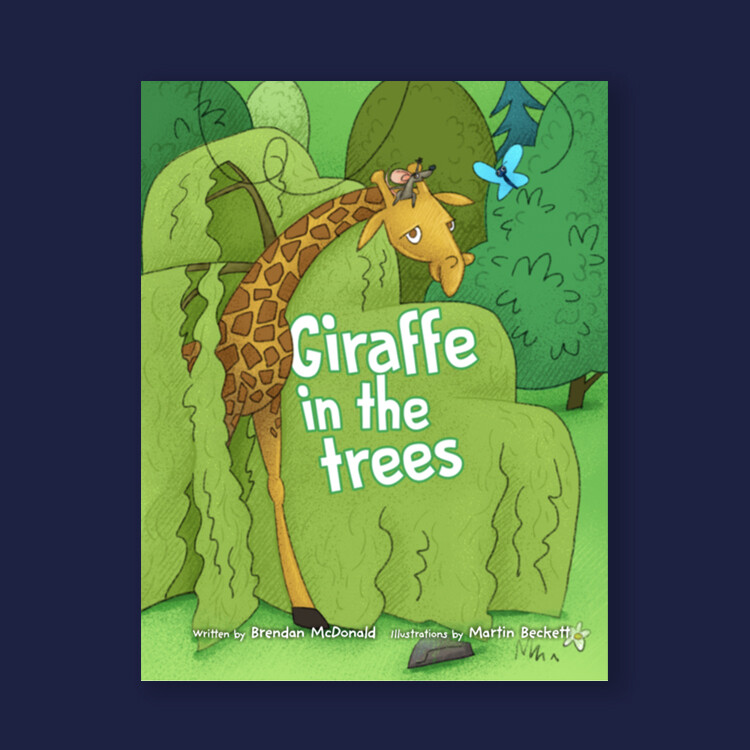 Giraffe in the trees by Brendan McDonald
