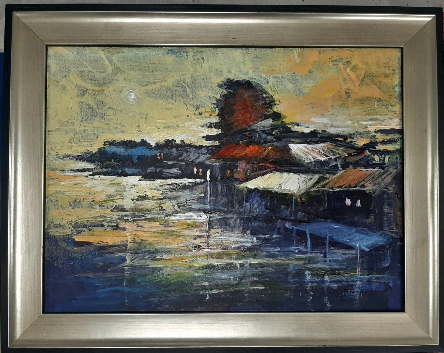 Oladimeji Olaniyan (OLA) - Harbour in the Moonlight Oladimeji Olaniyan (OLA) - Harbour in the Moonlight